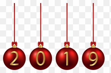 2019 Red Christmas Balls Png Image - Emoji