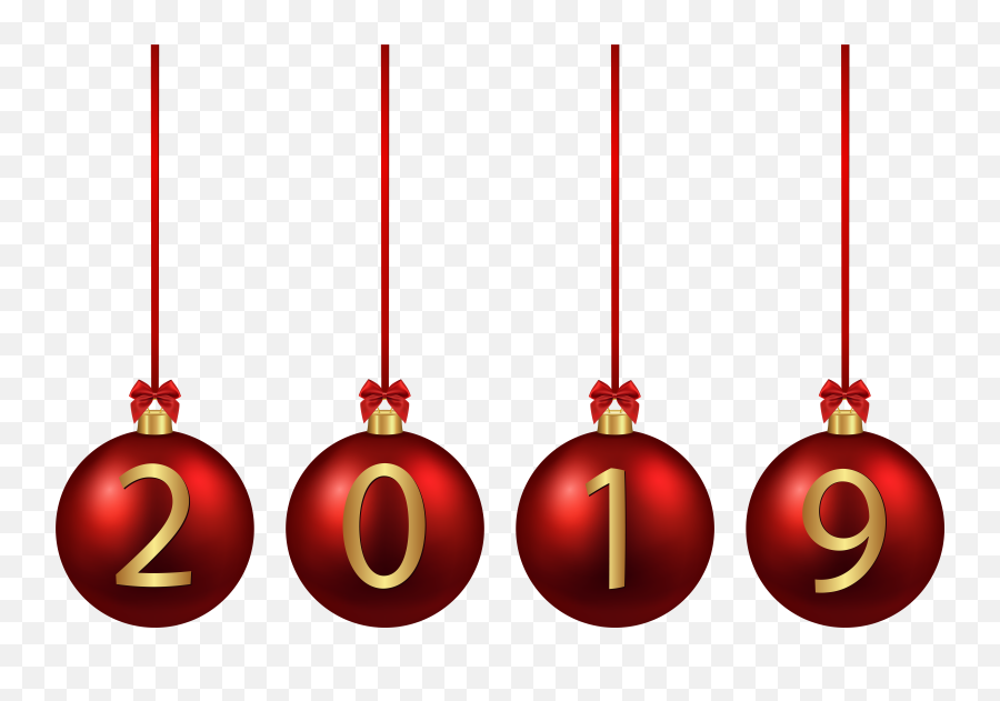 2019 Red Christmas Balls Png Image - Christmas Balls 2019 Png Emoji,Emoji Christmas Balls