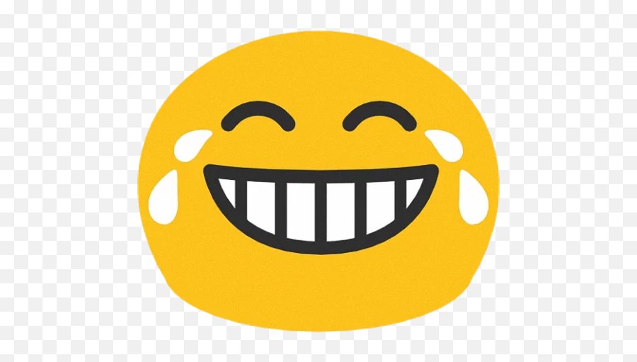 Android Emoji Miladesign Stickers For Telegram - Android Laughing Emoji,Comedy Emoji