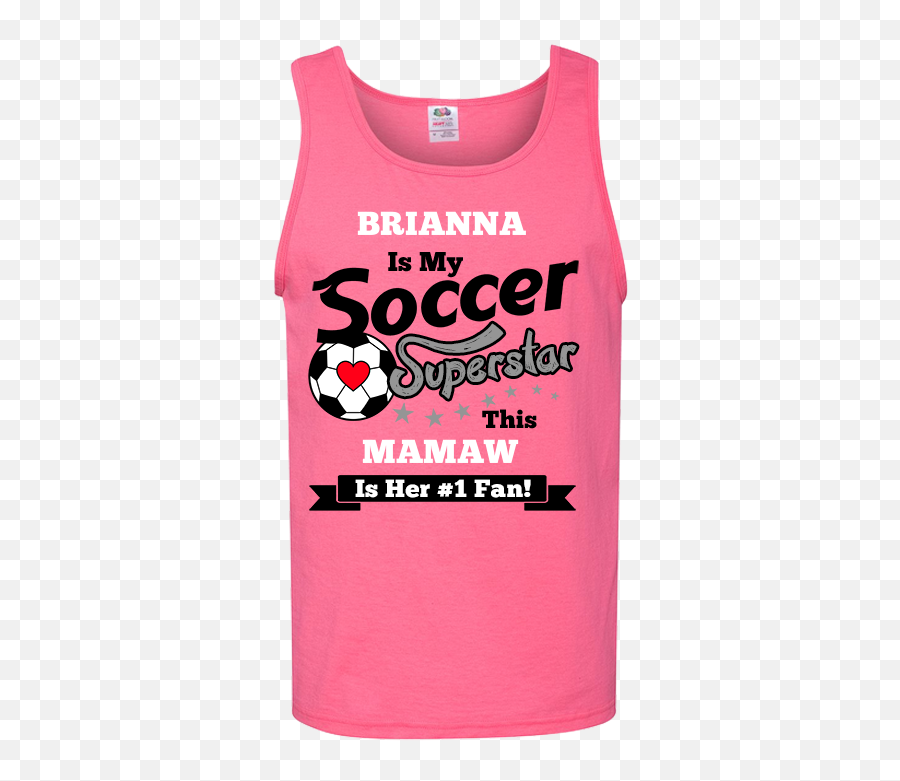 Girls Soccer Superstar Personalized Custom Design T - Shirts Active Tank Emoji,Soccer Emoji Shirt