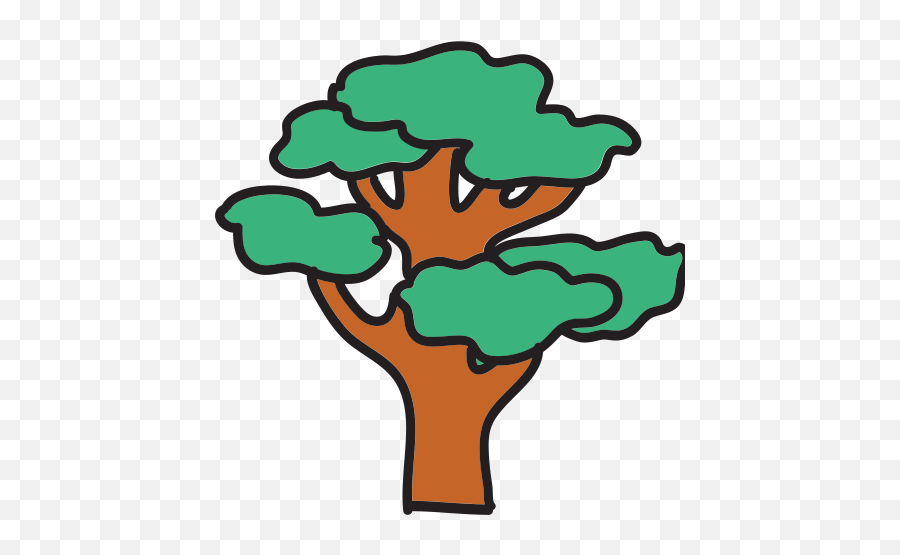 Large Tree Icon - Free Download Png And Vector Clip Art Emoji,Shrub Emoji