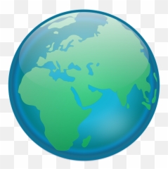 Collection Of Africa Clipart - Globe Clear Background Emoji