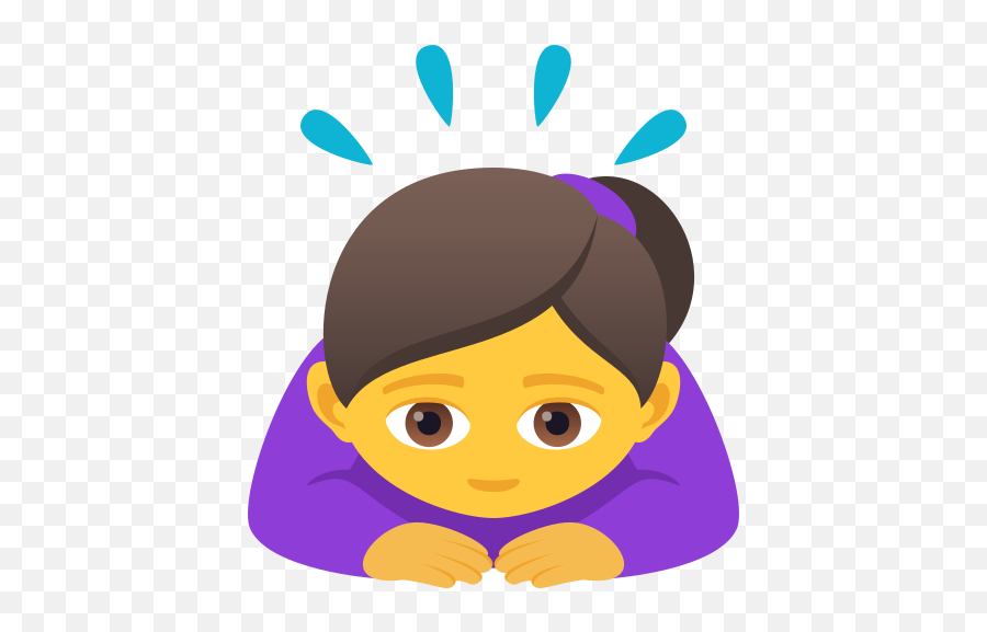 Emoji Woman Bowing To Copypaste Wprock - Emoji,Prince Emojis