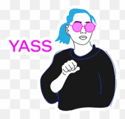 Urban Asl Stickers By Valerie Trisnadi - Language Emoji,Urban Emoji