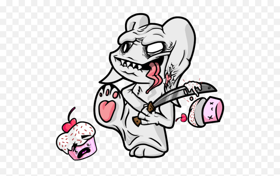 Psycho Bunny Hugs - Cartoon Clipart Full Size Clipart Logo Psycho Bunny Png Emoji,Psycho Emoji