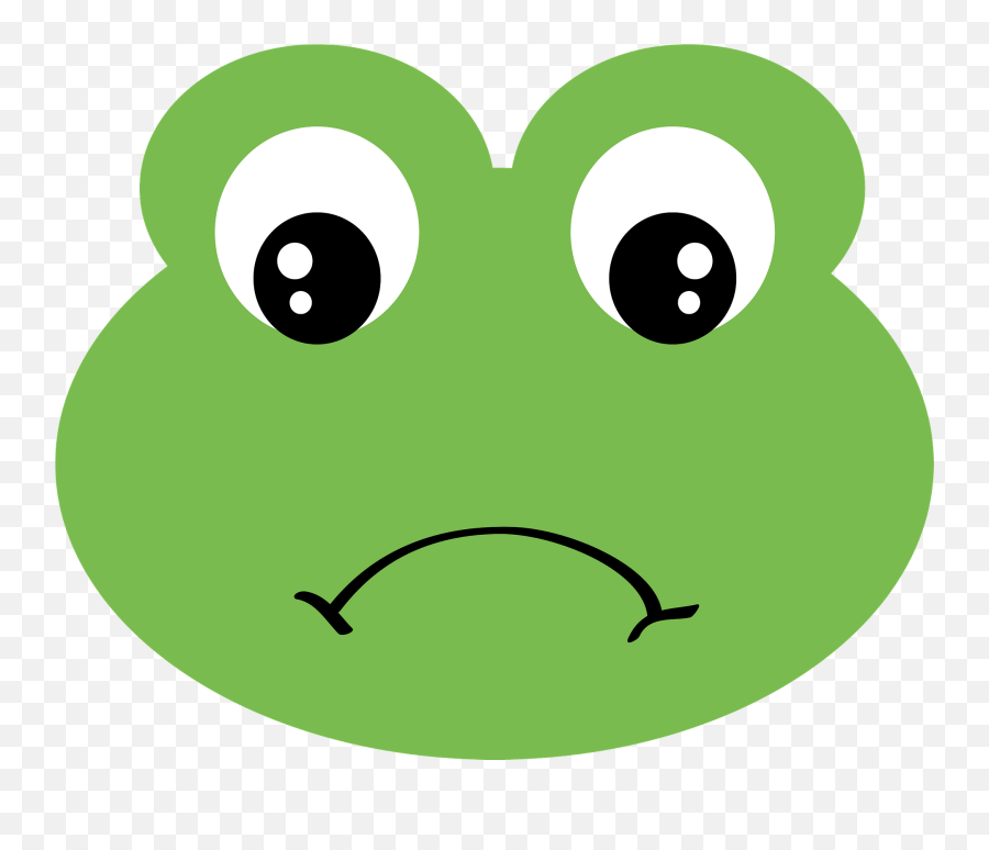 Upset Frog Face Clipart Free Download Transparent Png - Dot Emoji,Upset Face Emoji