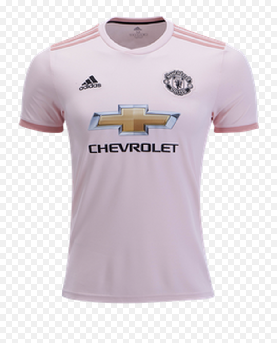 Light Pink Adidas Shirt - Man United Kits 18 19 Emoji,Pogba Emoji