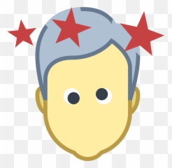 Clipart Person Dizzy Transparent - Dizzy Clipart Png Emoji,Dizzy Star Emoji