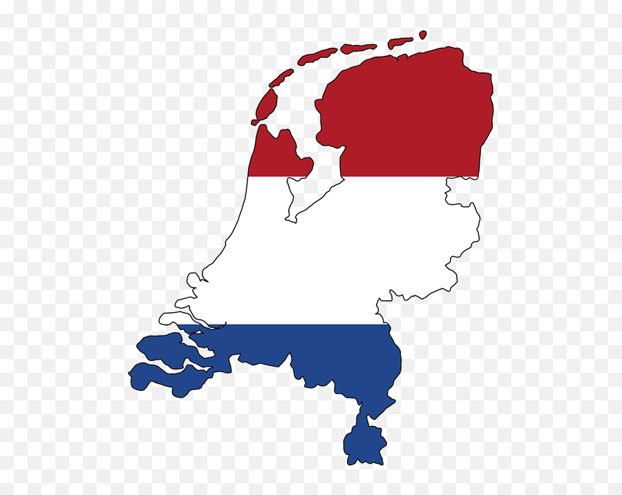 Netherlands Map Land - Transparent Netherlands Flag Map Emoji,Amsterdam Flag Emoji