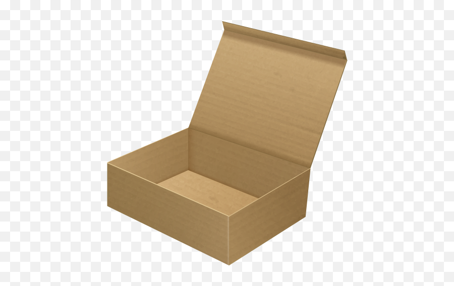 Cardboard Box Transparent Png Clipart - Open Shoe Box Clip Art Emoji,Cardboard Box Emoji