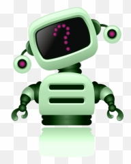 Iw Robot Vert Interrogatif - Robot In Information Technology Emoji,Robot Face Emoji