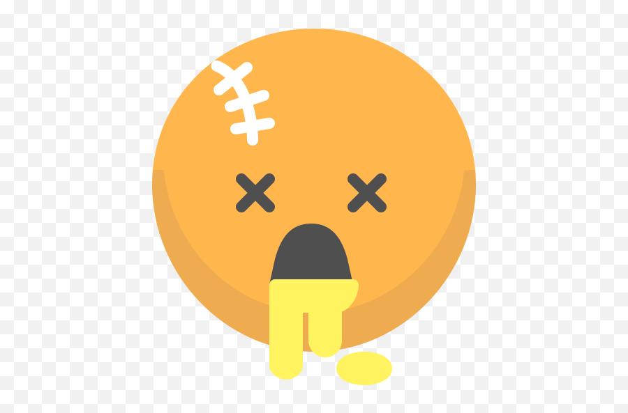 Dead Sick Emoji Emoticon Free Icon Of Emojius Freebie 1 - Icon Sakit,Sick Emoji Png