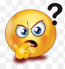 Shocked Emoji Png Transparent - Animated Question Mark