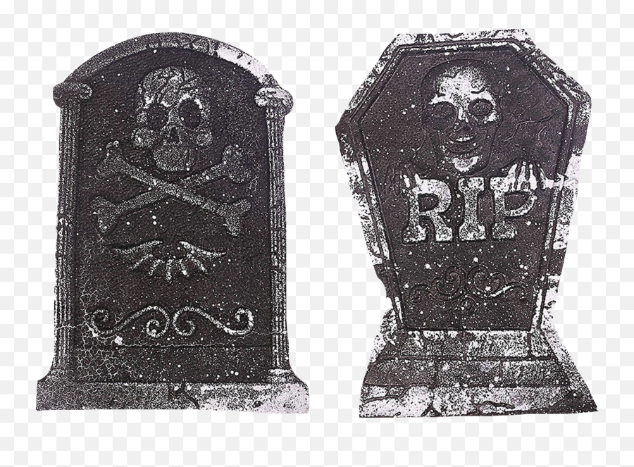 Gravestone Grave Cemetary Graveyard Rip Freetoedit - Batu Nisan Seram Emoji,Grave Emoji