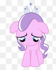 Teaching the Values - Fimfiction My Little Pony Diamond Tiara Sad Emoji