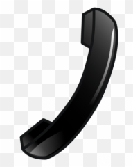 Telephone Receiver Emoji For Facebook Email Sms - Transparent Background Phone