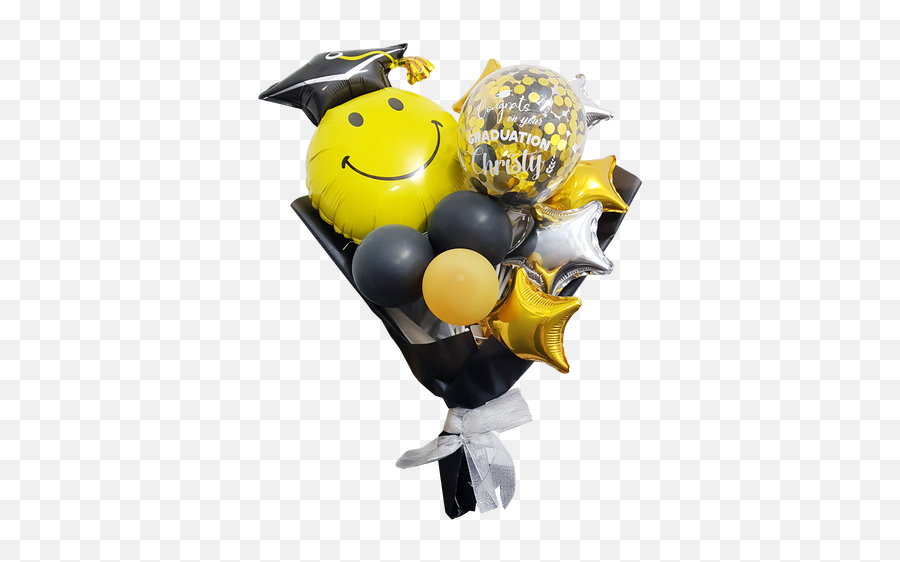 Graduation Emoticons Way To Go Grad Foil Balloon 18inch - Graduation Balloon Bouquet Emoji,Congratulation Emoticons