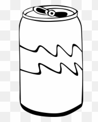 Free Pop Clipart Black And White Download Art - Soda Can Emoji