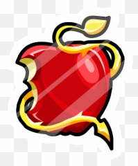 Clipart Descendants Apple Logo - Disney Emoji