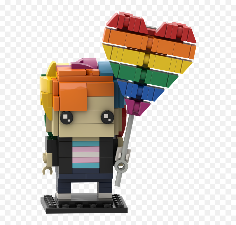 Lego Moc - 37667 Brickheadz Pride Brickheadz 2020 Lego Emoji,Pride Emojis