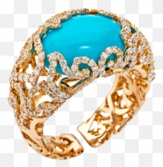 Gold Rings PNG Clipart Mart - Diamond Turquoise Emoji