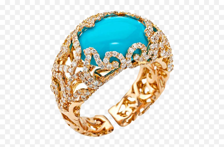 Gold Rings Png Clipart Png Mart - Diamond Turquoise Ring Emoji,Emoji Rings