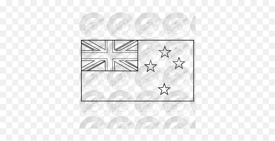 New Zealand Flag Clipart Black And White - Circle Emoji,New Emoji Flags