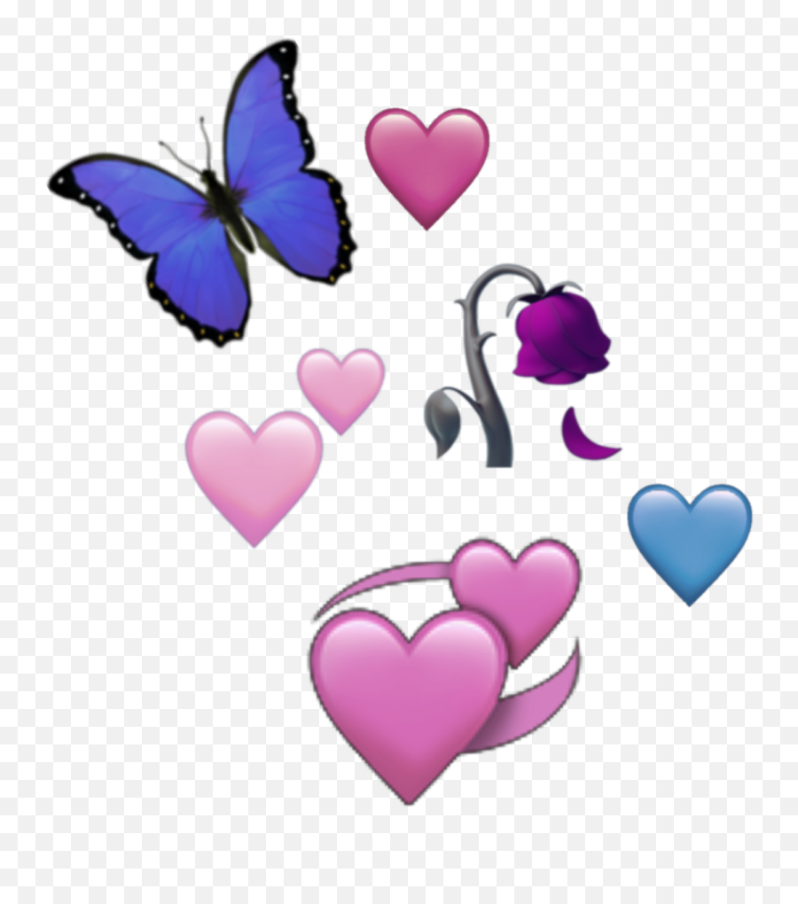 Milukyun Iphone Iphoneemoji Emoji Emojis Butterfly Cute - Sticker Transparent Emoji Crown,Cute Iphone Emojis