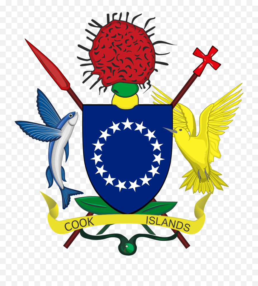 Coat Of Arms Of The Cook Islands - Cook Island Government Emoji,Cook Emoji