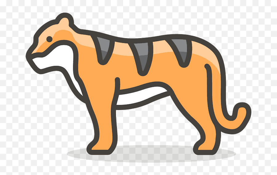 Tiger Icon Png Transparent Png - Clip Art Emoji,Saber Emoji