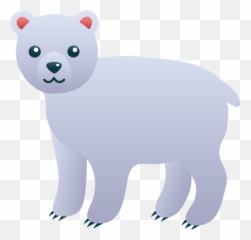 Free Polar Bear Clip Art Download Free - Animal Figure Emoji,Polar Bear Emoji