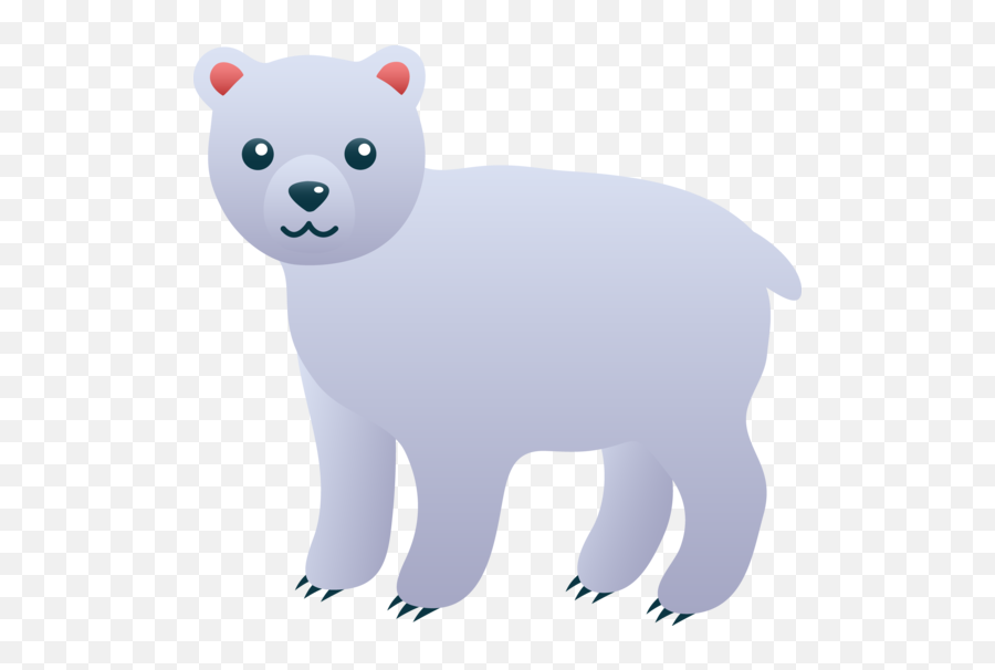Free Polar Bear Clip Art Download Free - Animal Figure Emoji,Polar Bear Emoji