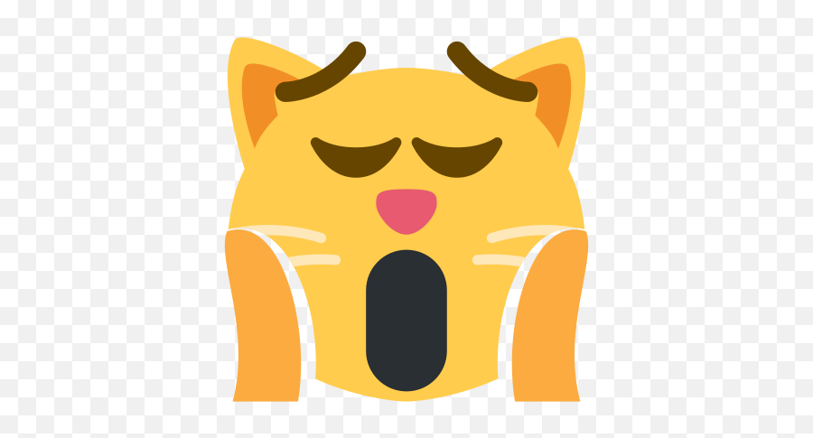 Cat - Emoji Mashup Bot Cat,The Scream Emoji
