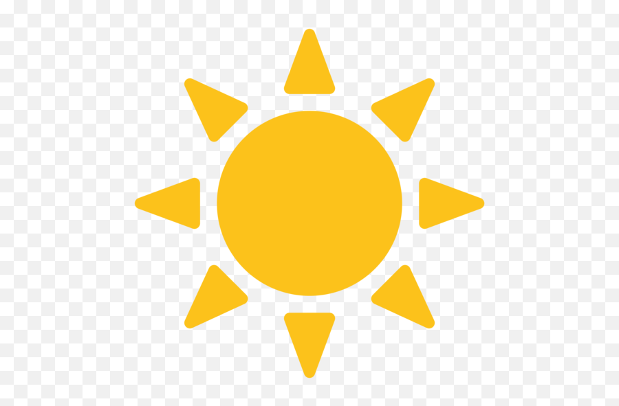 Sun Emoji - Solar Thermal Central Receiver System,Sun Emoji