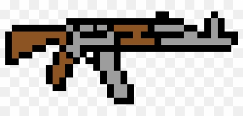 Pixilart - Ak 47 Pixel Art Emoji,Ak47 Emoji