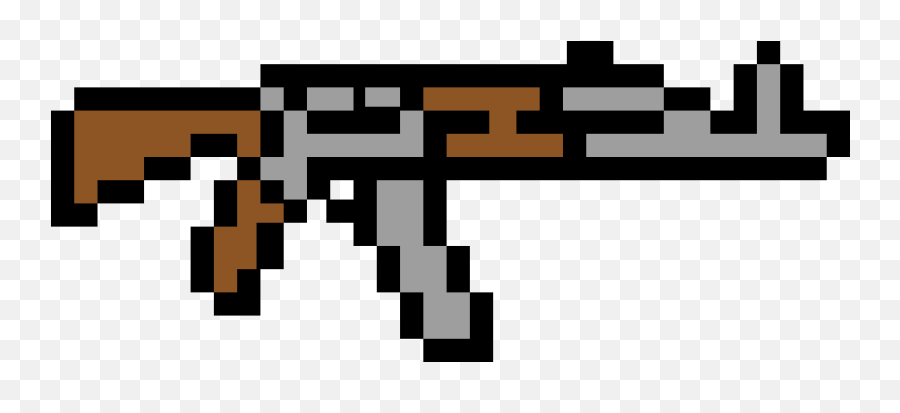 Pixilart - Ak 47 Pixel Art Emoji,Ak47 Emoji