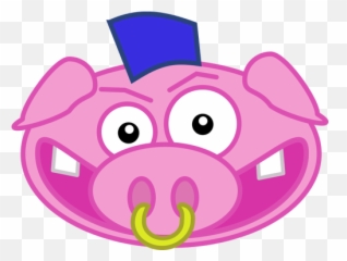 Cerdo Enojado - Pig With A Ring Of His Nose Emoji