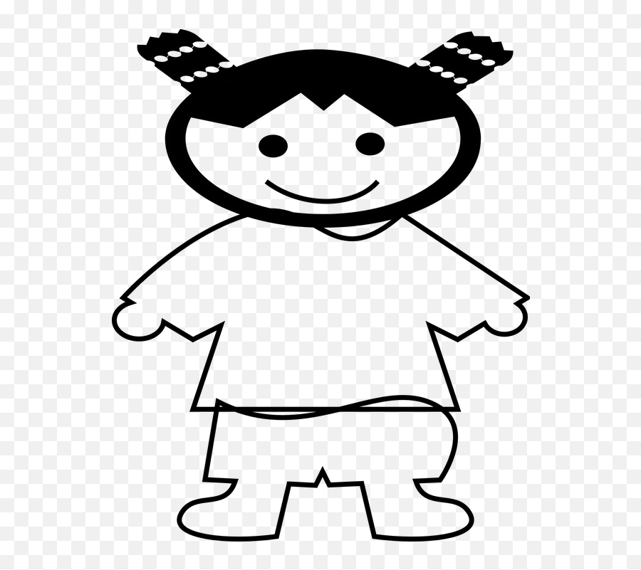 Free Joyful Happy Vectors - Fat Girl Black And White Png Clipart Emoji,Pregnant Emoji