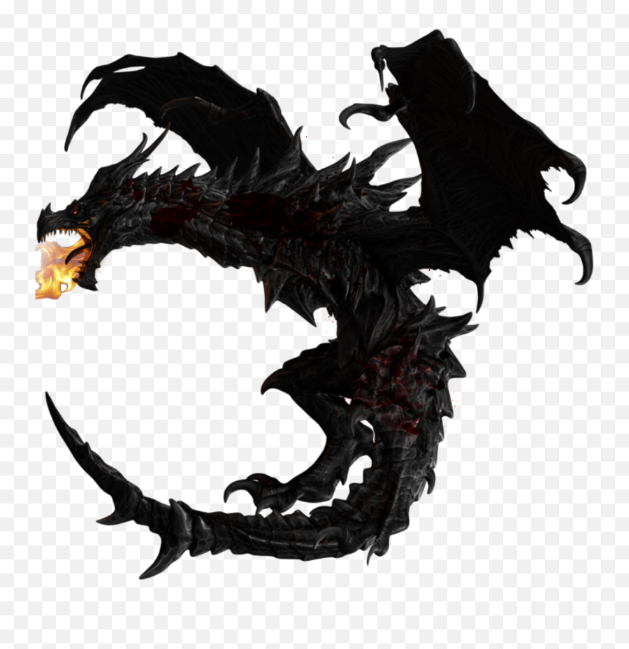 Alduin Skyrim Elderscrollsv - Skyrim Alduin Png Emoji,Skyrim Emoji