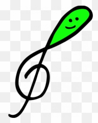 Happy Treble Clef - Emoji