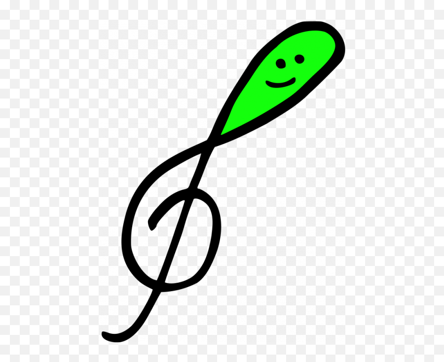Happy Treble Clef - Happy Treble Clef Emoji,Music Note Emoticon