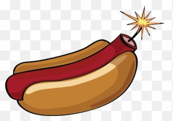Hotdog Clipart Bratwurst - Knackwurst Emoji