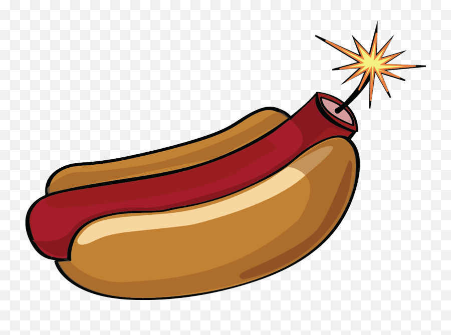 Hotdog Clipart Bratwurst Hotdog - Knackwurst Emoji,Hot Dog Emoji Png