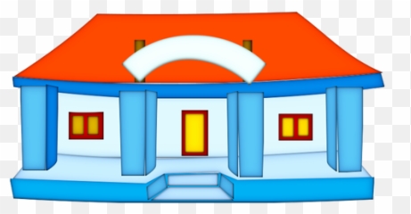 School Building Vector Illustration - Clipart Image Of School Emoji,Country Flags Emoji