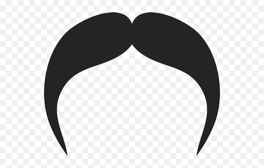 The Skinny Walrus Mustache Rubber Stamp - Handlebar Mustache Clipart Transparent Emoji,Handlebar Mustache Emoji