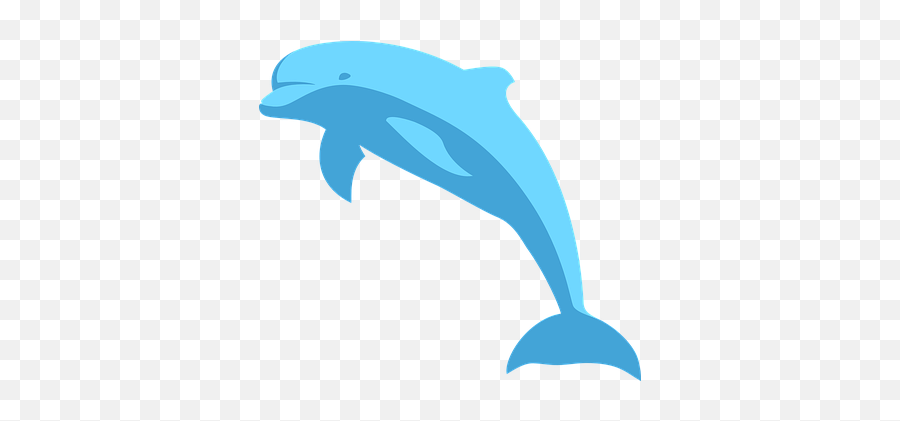 Free Friendly Happy Vectors - Clipart Blue Dolphin Emoji,Dolphin Emoticon