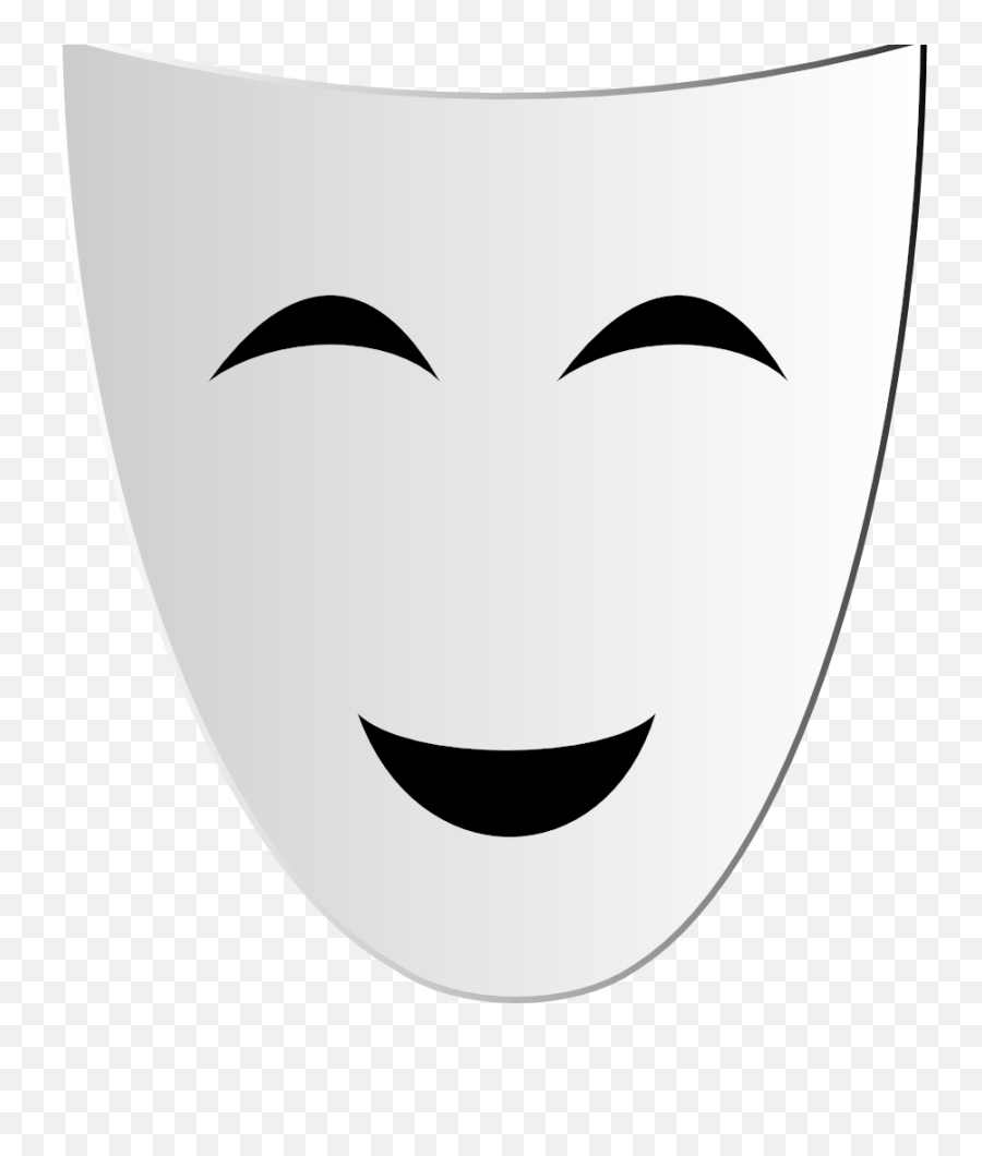 Mask - Mascaras De Teatro Cinefil S Emoji,Raised Eyebrow Emoticon Facebook