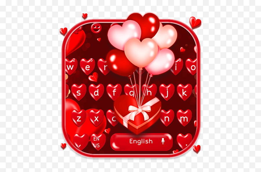 Amazoncom Love You Keyboard Theme Appstore For Android - Heart Emoji,Red Balloon Emoji