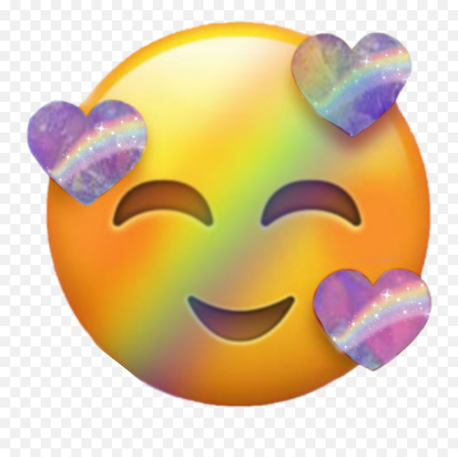 Emoji Heart Hearts Sky Rainboweyes - Love Emoticons,Sky Emoji