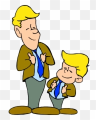 Father And Son Talking Png Transparent - Like Cartoon Emoji